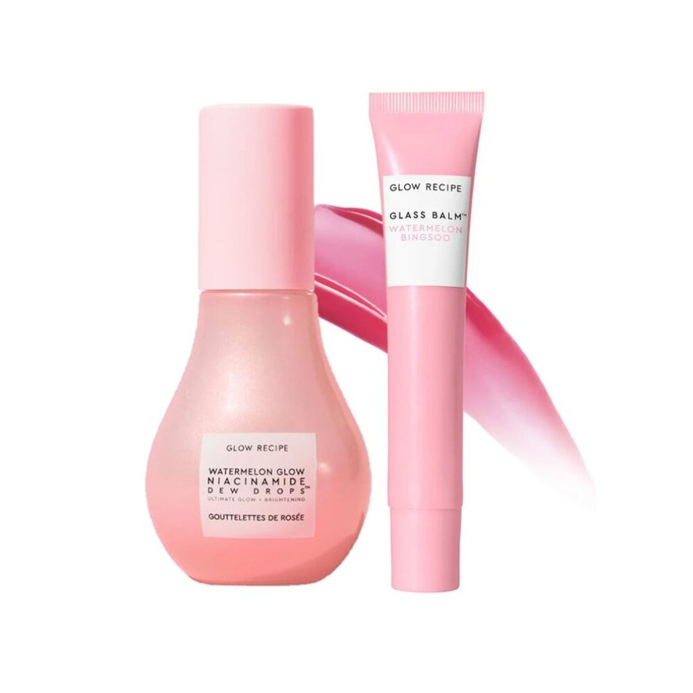 *NEW* Glow Recipe Bundle--Watermelon Glow Niacinamide Dew Drops Serum & Lip Balm